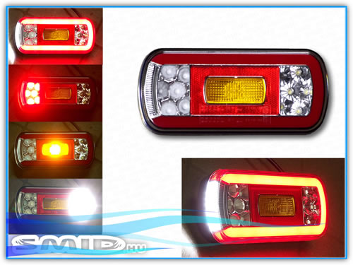 ELLED100220 J FRISTOM LED Lámpa Egyesített hátsólámpa utánfutó alkatrész